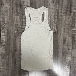 SET Active Ribbed Racerback Tank Top In Oat Milk Size Medium